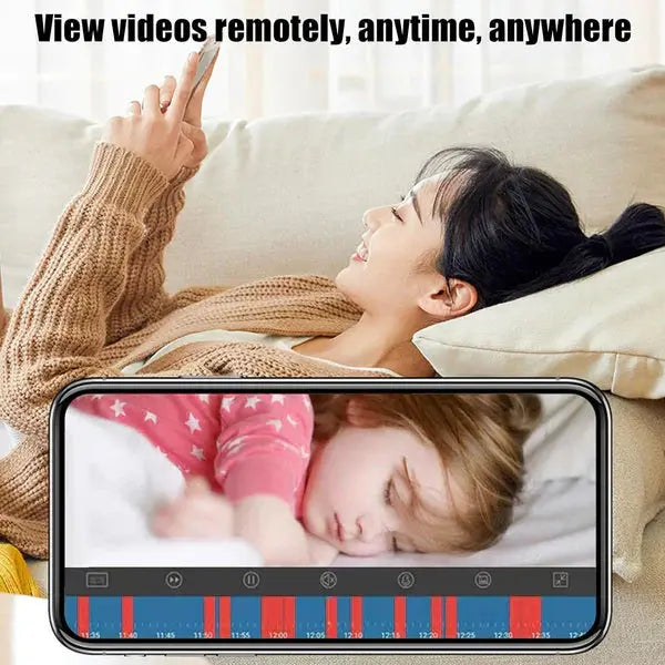 Camera De Supraveghere, Full HD, Conexiune WIFI, 2 Lentile, Senzor de Miscare, Cu Difuzor si Microfon, Rotire 360° Doimeseriasi.ro