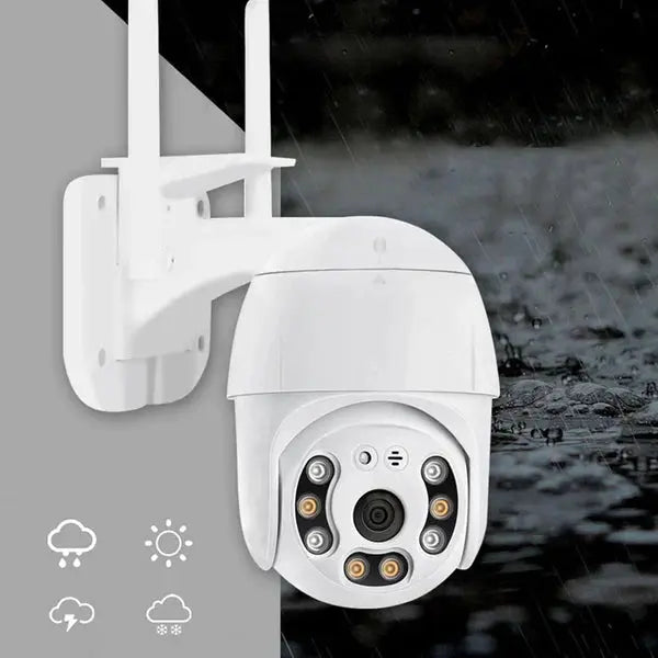 Set Promo: 3 Camere De Supraveghere Wifi Smart, Full HD, Senzor de Miscare, IP66, Aplicatie Telefon + 3 Carduri 64 GB Doimeseriasi.ro