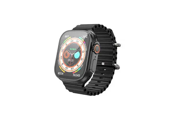 Ceas Smartwatch S9 Ultra, Deluxe Edition, Incarcare Wireless, Notificare Apel, Ritm Cardiac, Monitorizare Somn + 1 Bratara Silicon CADOU Neamtul.ro