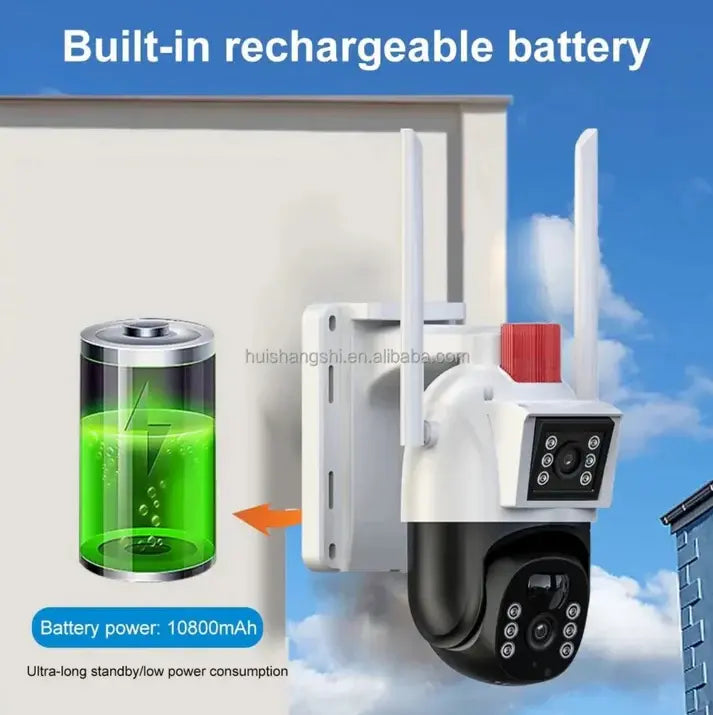 Camera De Supraveghere Smart, Cu Slot Cartela SIM si Incarcare Solara Neamtul.ro