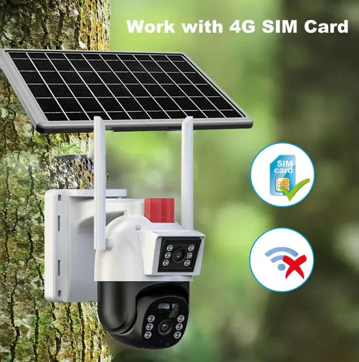 Camera De Supraveghere Smart, Cu Slot Cartela SIM si Incarcare Solara Neamtul.ro