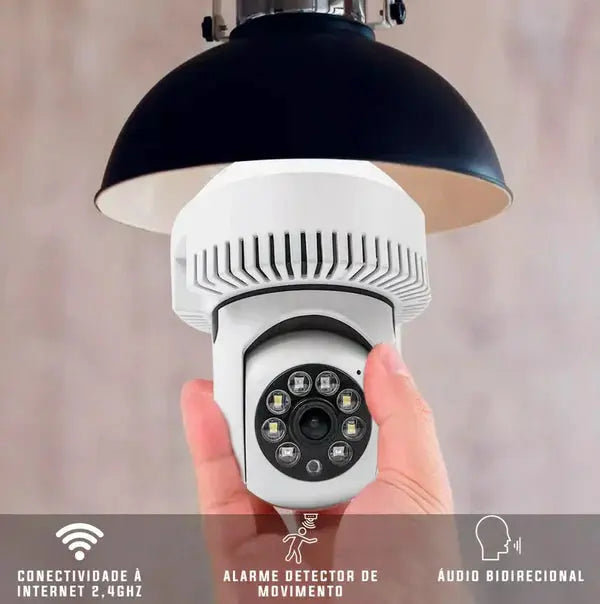 Camera De Supraveghere, Conexiune Wifi, Aplicatie Pentru Telefon, Senzor De Miscare si Microfon + Card 64 GB CADOU Doimeseriasi.ro