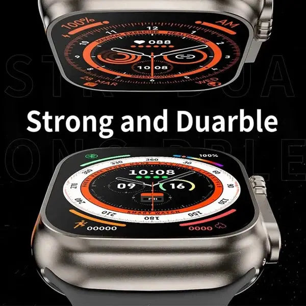 SmartWatch T800 Ultra cu Incarcator Wireless, Notificari Apel si Retele Sociale + Monitorizare Sanatate Doimeseriasi.ro