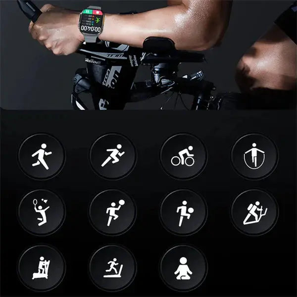 SmartWatch T800 Ultra cu Incarcator Wireless, Notificari Apel si Retele Sociale + Monitorizare Sanatate Doimeseriasi.ro
