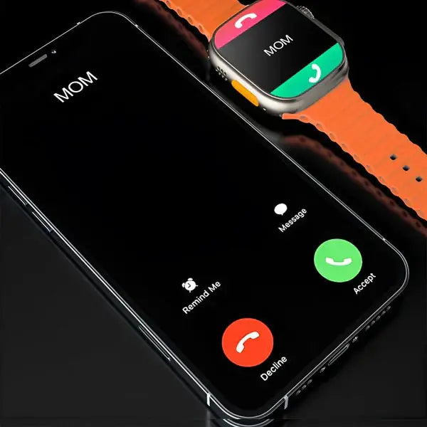 SmartWatch T800 Ultra cu Incarcator Wireless, Notificari Apel si Retele Sociale + Monitorizare Sanatate Doimeseriasi.ro