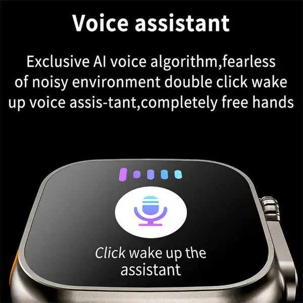 SmartWatch T800 Ultra cu Incarcator Wireless, Notificari Apel si Retele Sociale + Monitorizare Sanatate Doimeseriasi.ro