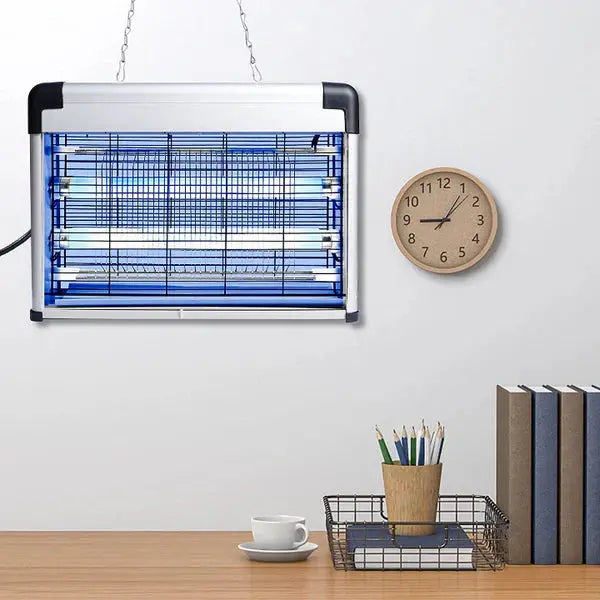 Capcana Electrica Pentru Insecte, Cu 2 Neoane UV, Putere 60W, Tavita Pentru Colectare Doimeseriasi.ro