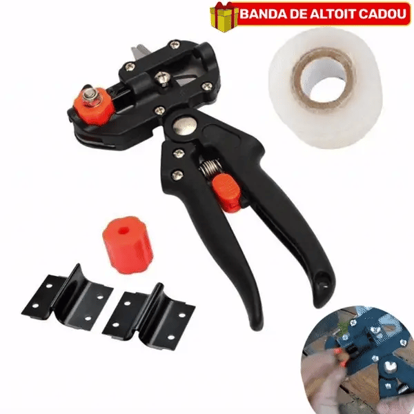 Cleste Profesional Pentru Altoit Pomi, Cu 3 Lame + Banda Pentru Altoit CADOU Doimeseriasi.ro