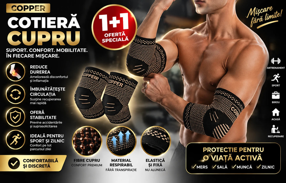 1+1 Cotieră cupru, ofertă specială