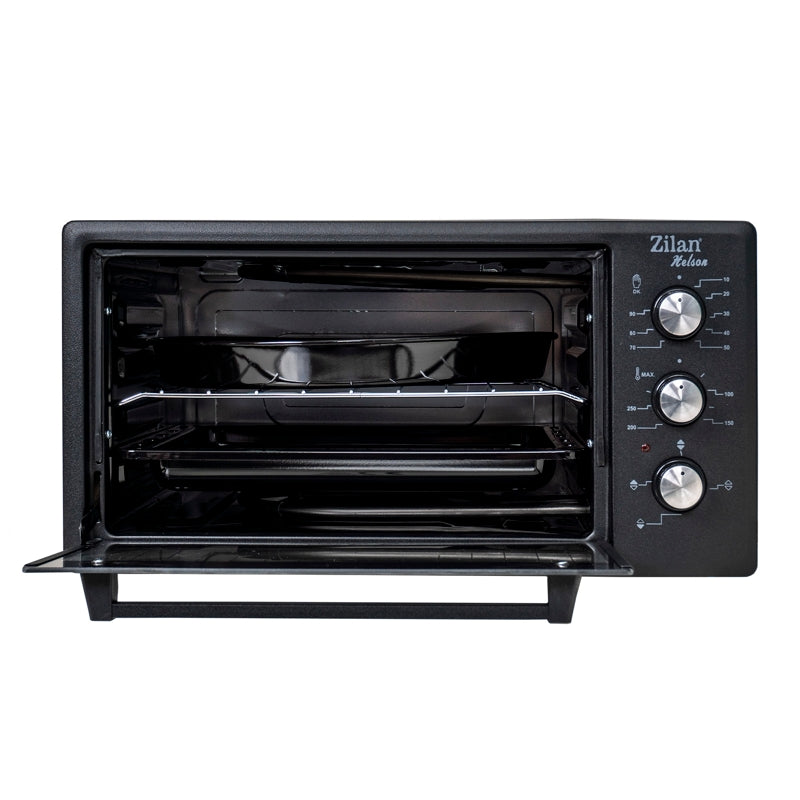 ZILAN Cuptor electric - 45L, 1500W - Temporizator 90 MIN, Funcție Oprire, Termostat + Accesorii, ZLN 3130