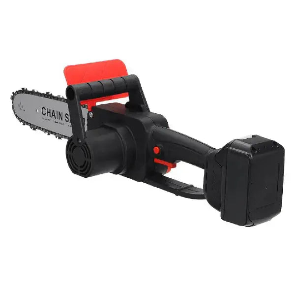 Drujba Cu Sistem de Ungere, cu 2 x Lama 26 cm (10 INCH), 2 x Lant, 2 x Acumulator 48V, Geanta de Transport CADOU Doimeseriasi.ro
