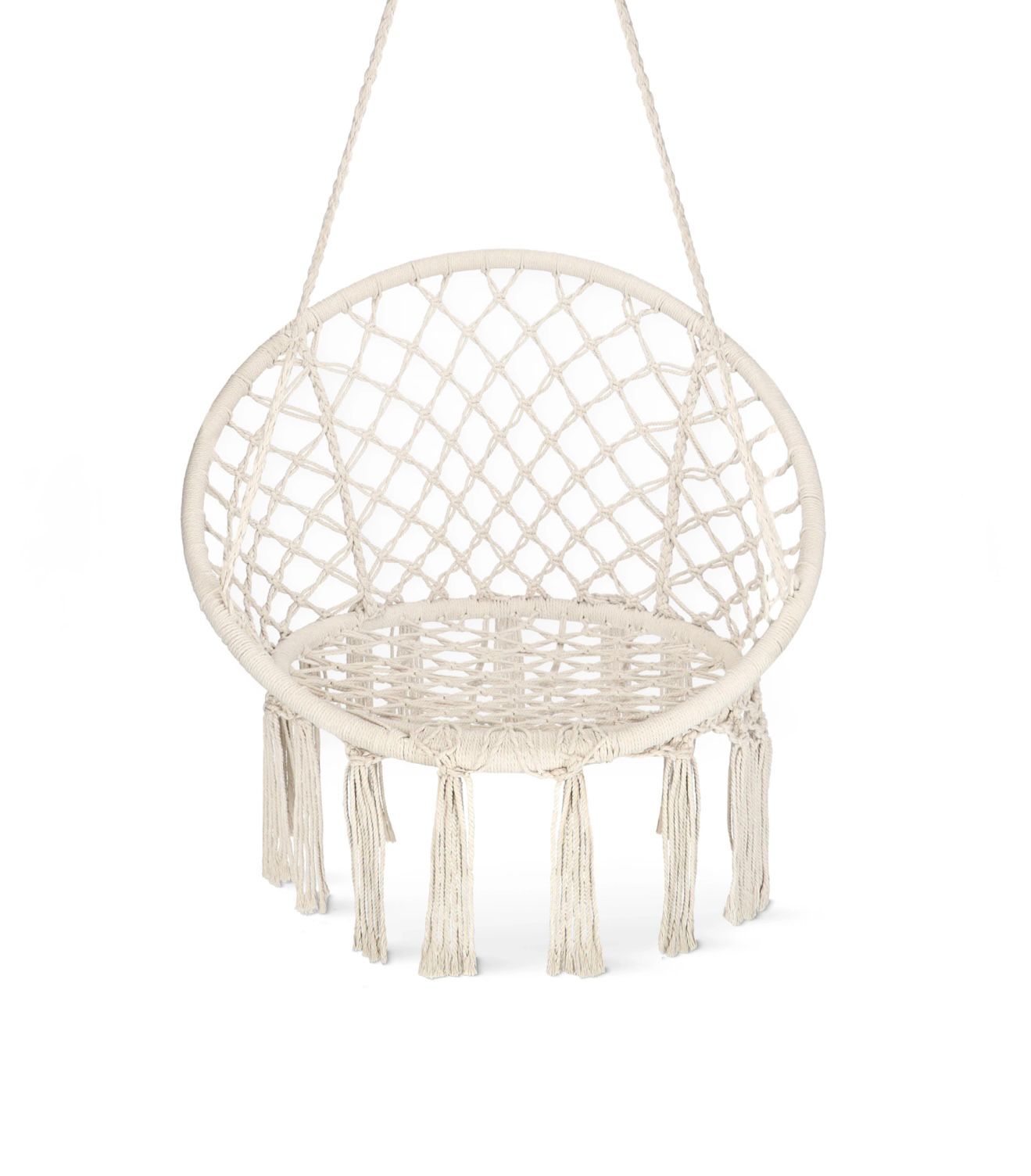 Leagan BOHO GARDEN 3+, Pentru Terasa și Gradina, Suport 125kg, Design Premium, Disponibil in Culori: Bej, Gri, Negru, Maro Neamtul.ro