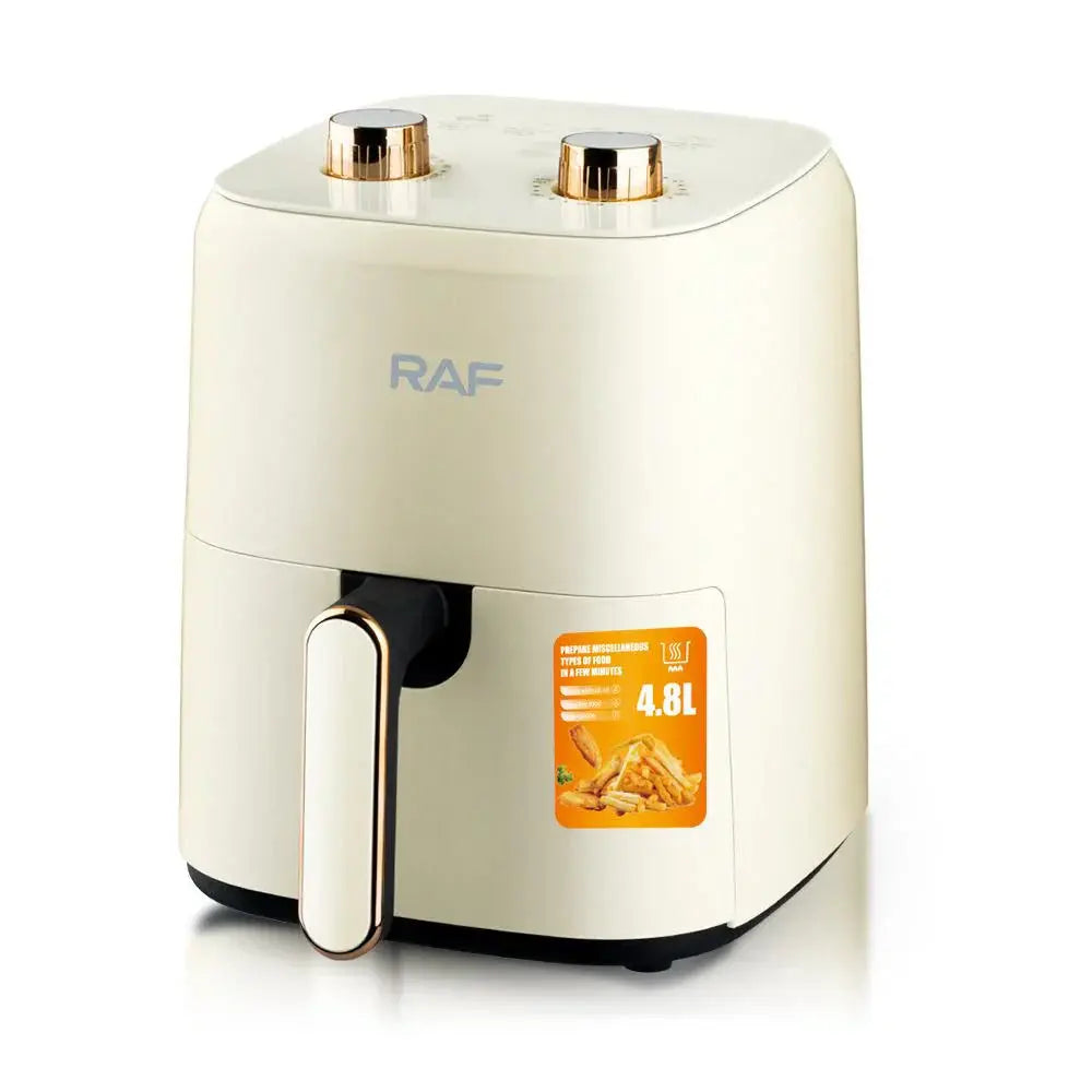 Friteuza Air Fryer RAF R5237 cu aer cald, fără ulei – Capacitate 3L, 12 Programe, 1300W Glorio