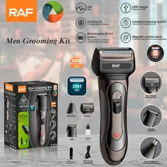 Aparat de Ras Electric RAF R.4018 - tehnologie avansata, Trimmer integration, Incarcare Type-C Glorio