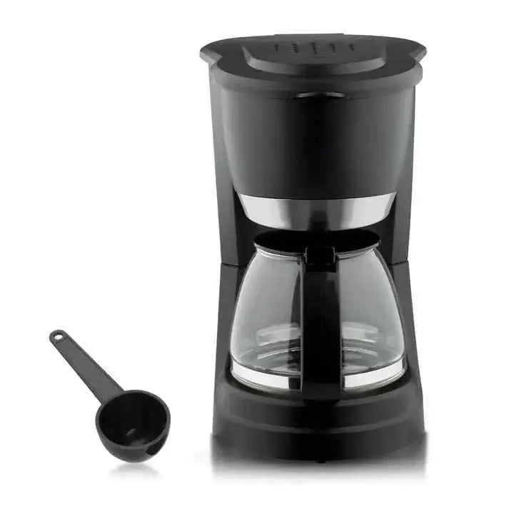 Filtru de cafea, Hoffmans HM-3009, electric, 1200W, 1500 ml, Plastic si Sticla, 30x22x16cm, Negru Glorio