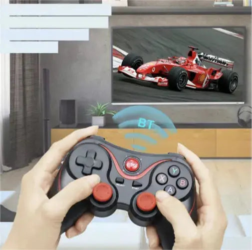 Gamepad Bluetooth Pentru Telefon , Tableta , PC , Smart TV , Smart Box Cu Acumulator Doimeseriasi.ro