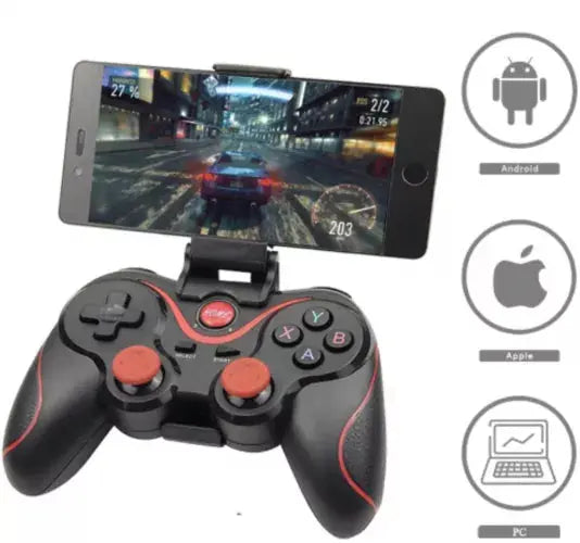 Gamepad Bluetooth Pentru Telefon , Tableta , PC , Smart TV , Smart Box Cu Acumulator Doimeseriasi.ro