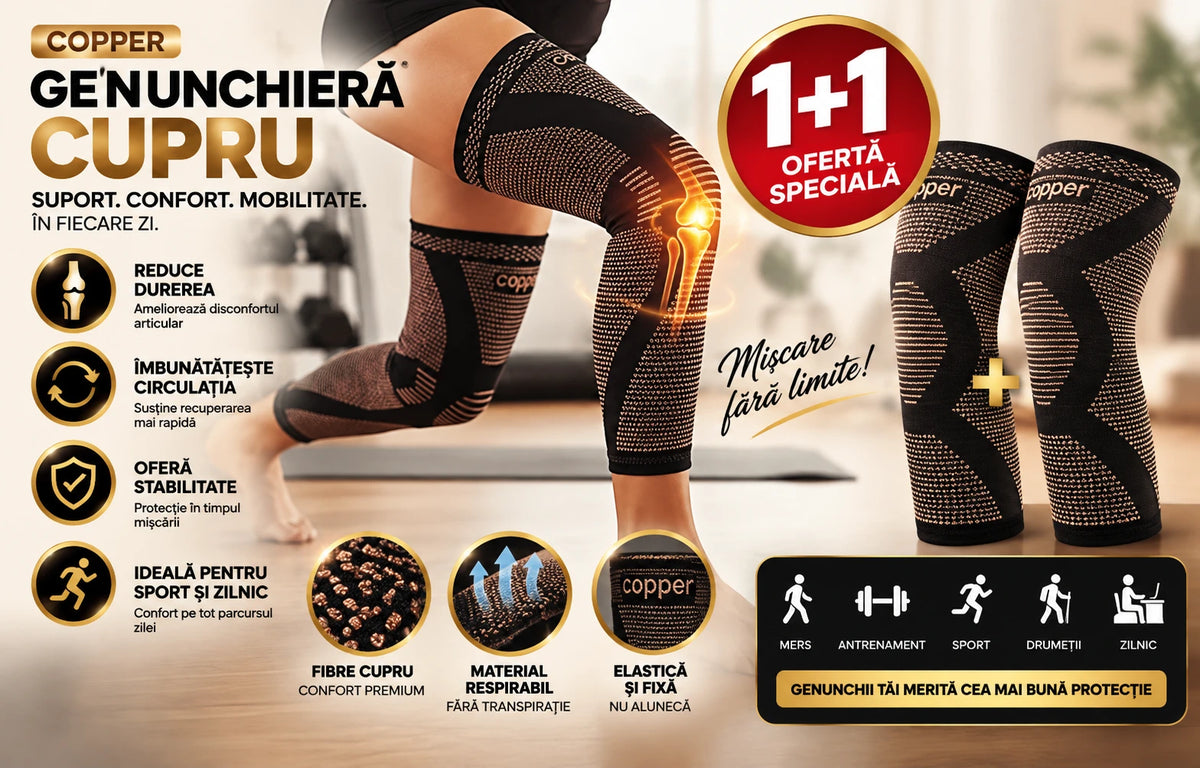 1+1 Genunchieră cupru lungă, ofertă specială