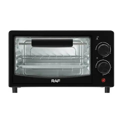 Cuptor electric RAF R5305B, 800W, capacitate 12 L, 2 moduri de operare, 33x18x20cm, negru Glorio