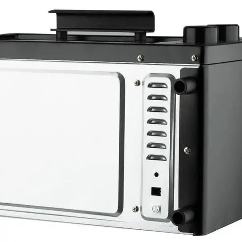 Cuptor electric RAF R5305B, 800W, capacitate 12 L, 2 moduri de operare, 33x18x20cm, negru Glorio
