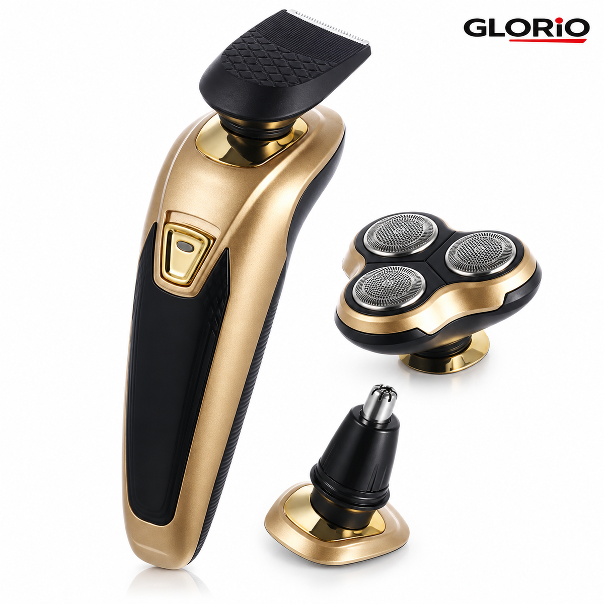 Aparat de ras electric 3 in 1, trimmer si nas/urechi - Glorio - 3