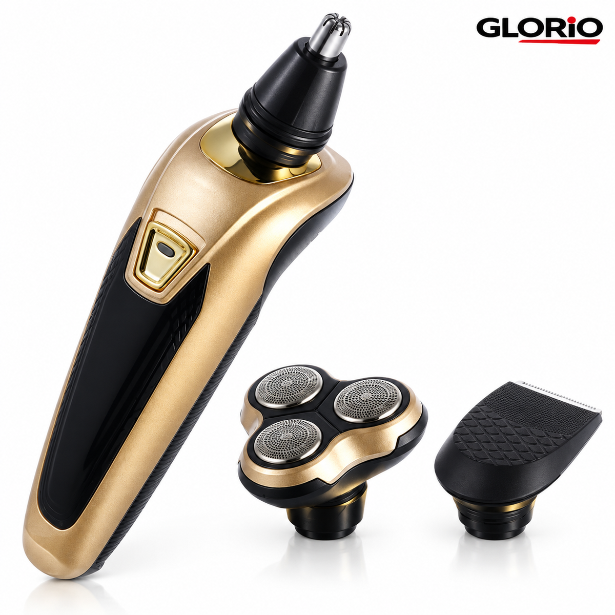 Aparat de ras electric 3 in 1, trimmer si nas/urechi - Glorio - 4