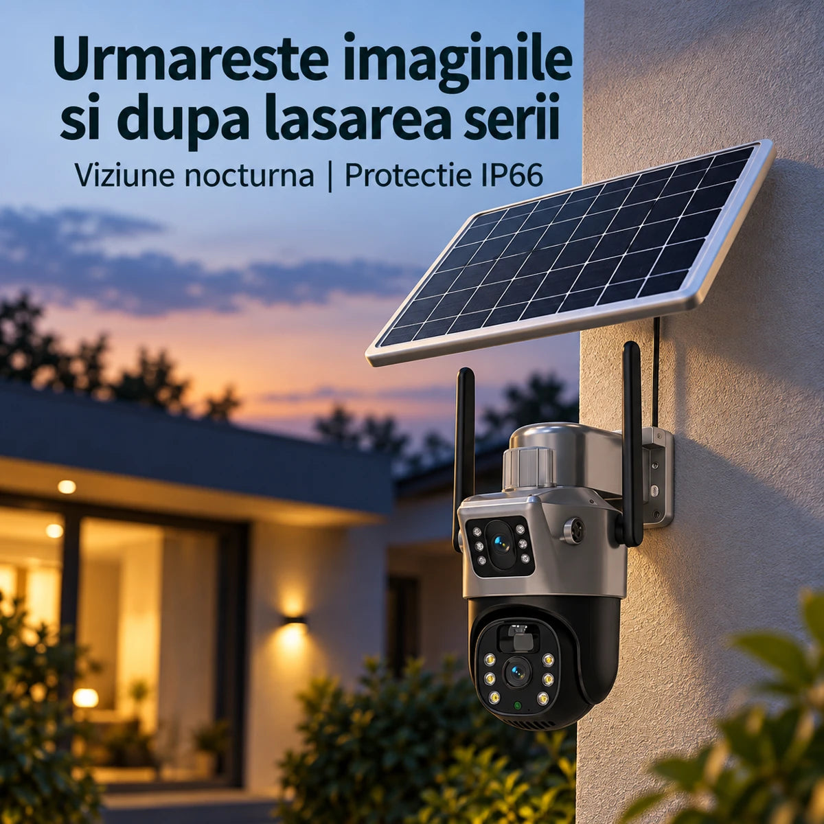 Urmareste imaginile si dupa lasarea serii - Viziune nocturna | Protectie IP66