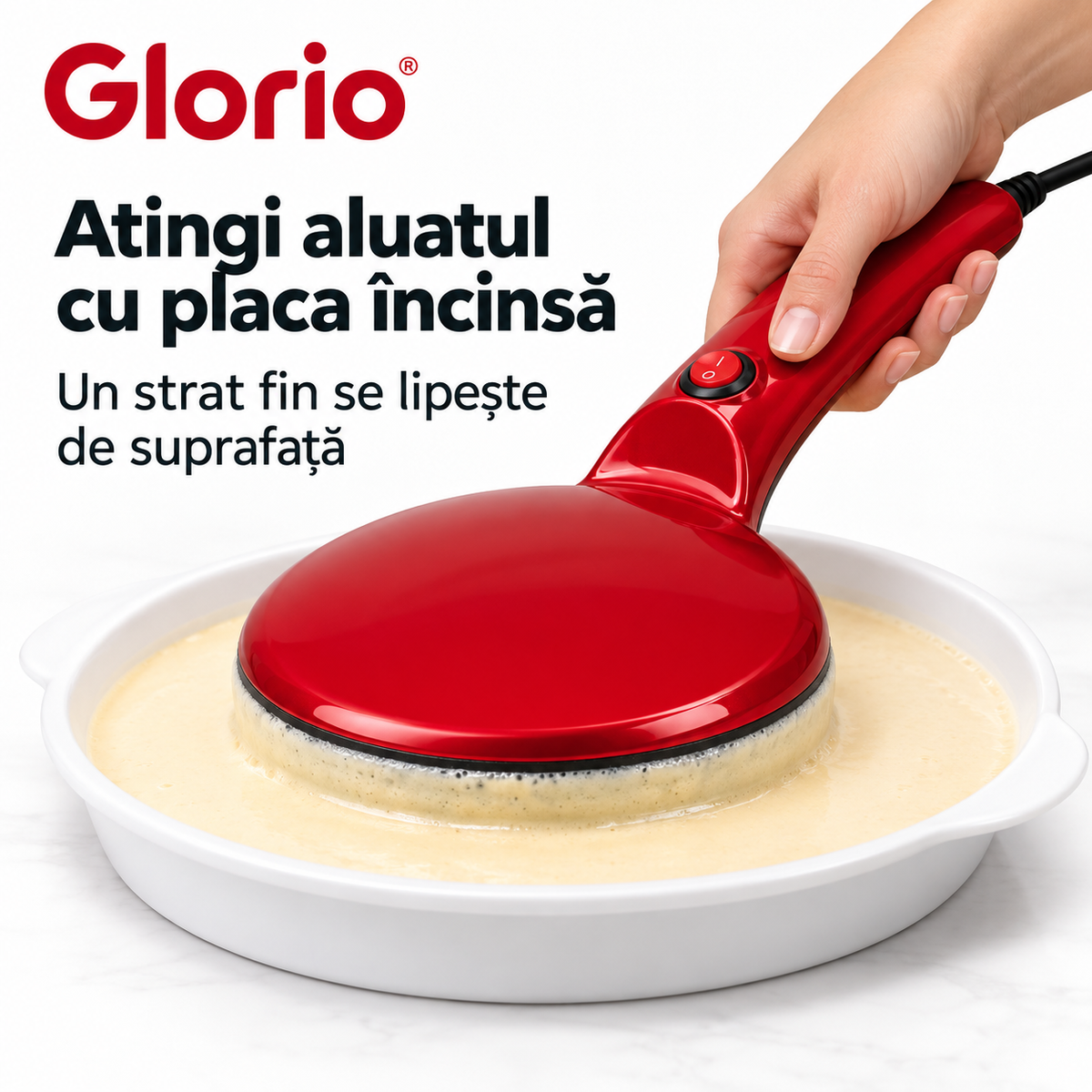 Cum se folosește tigaia electrică de clătite cu cufundare