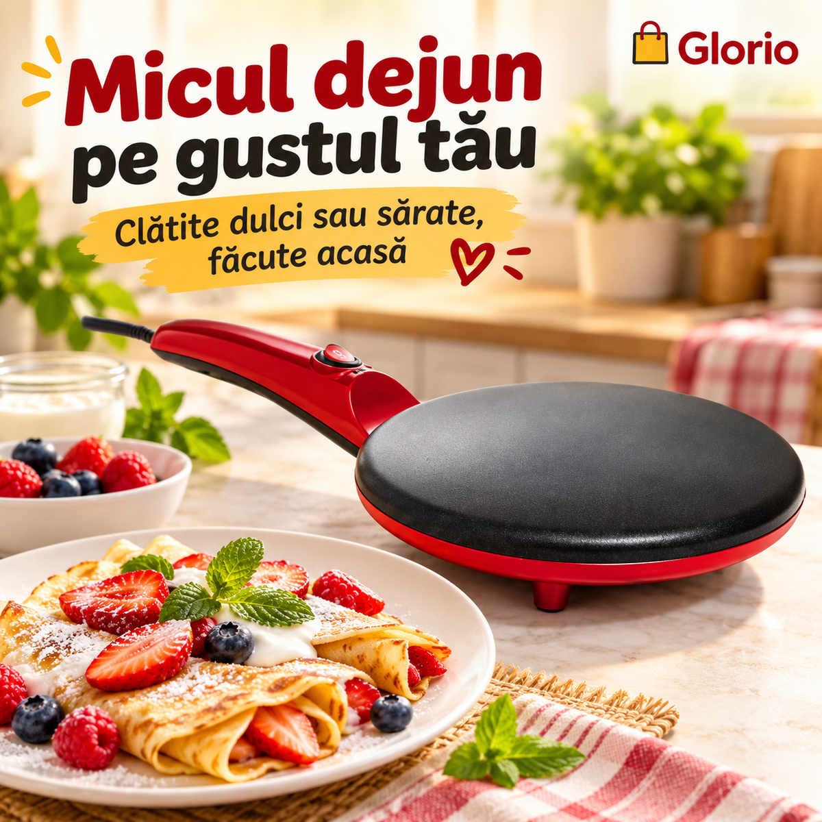 Clătite de casă dulci sau sărate