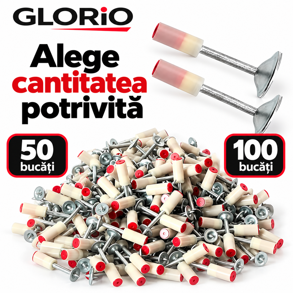 Cuie pentru pistol Glorio – Alege cantitatea potrivită