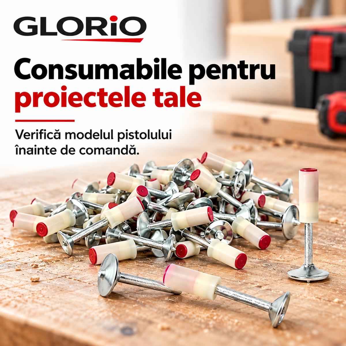 Cuie pentru pistol Glorio – Consumabile pentru proiectele tale