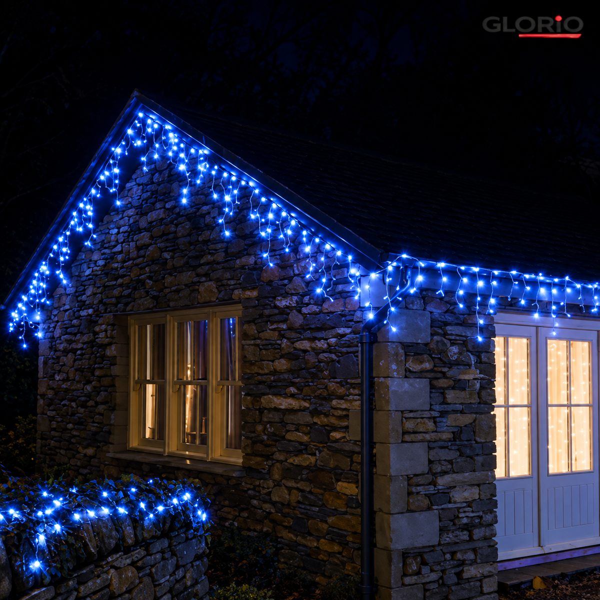 1+1 Gratuit - Instalatie franjuri FLASH 12 m, 240 LED - Pachet 2 bucati - 3
