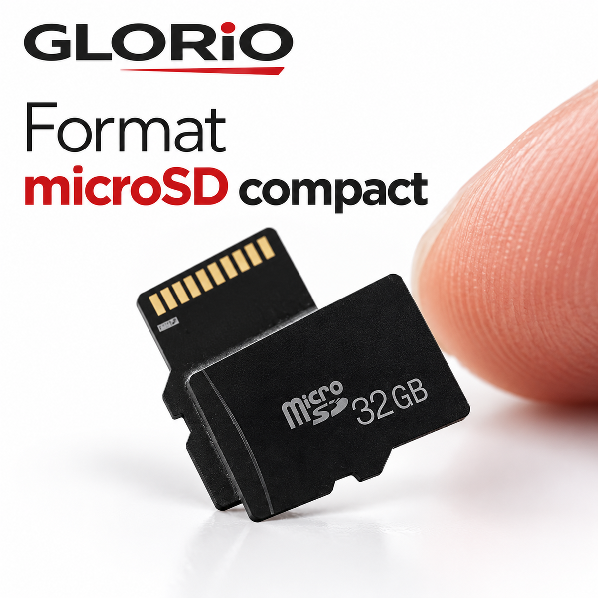 Card microSD 32 GB Glorio – Format microSD compact