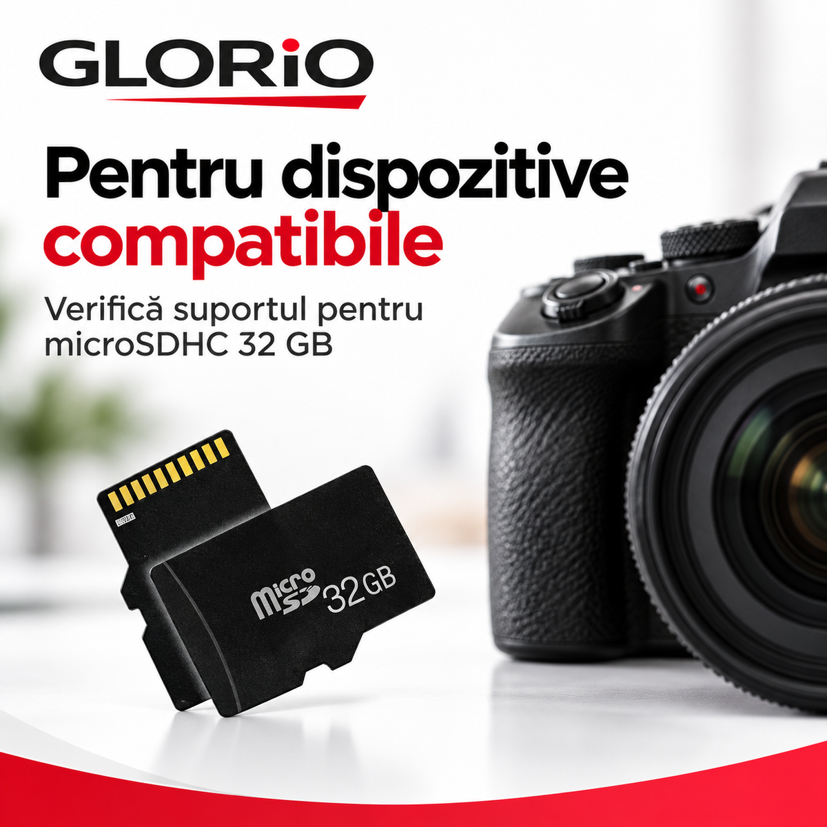 Card microSD 32 GB Glorio – Pentru dispozitive compatibile