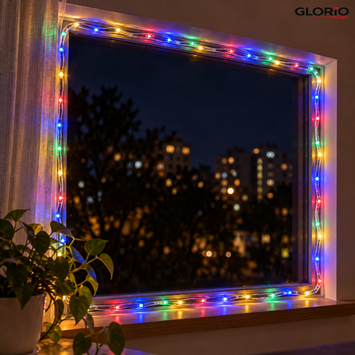 Tub luminos LED Glorio 10 m, multicolor, flexibil, ambalat la cutie - 5