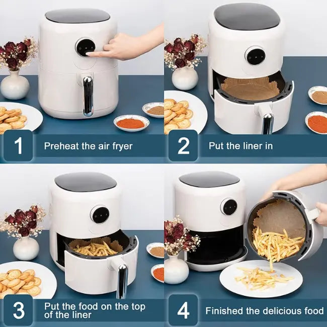 100+ 100 GRATIS: Hartii de Copt Pentru Friteuza ( Air Fryer) Doimeseriasi.ro