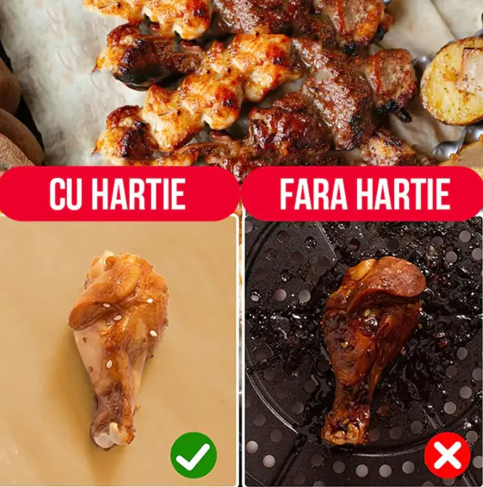 100+ 100 GRATIS: Hartii de Copt Pentru Friteuza ( Air Fryer) Doimeseriasi.ro