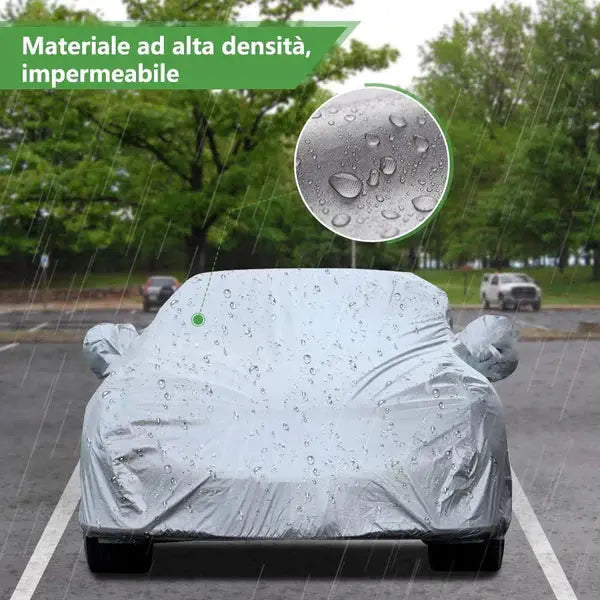 Prelata Universala Pentru Autoturisme, Acopera Complet Masina, Usor de Depozitat, Gri Neamtul.ro