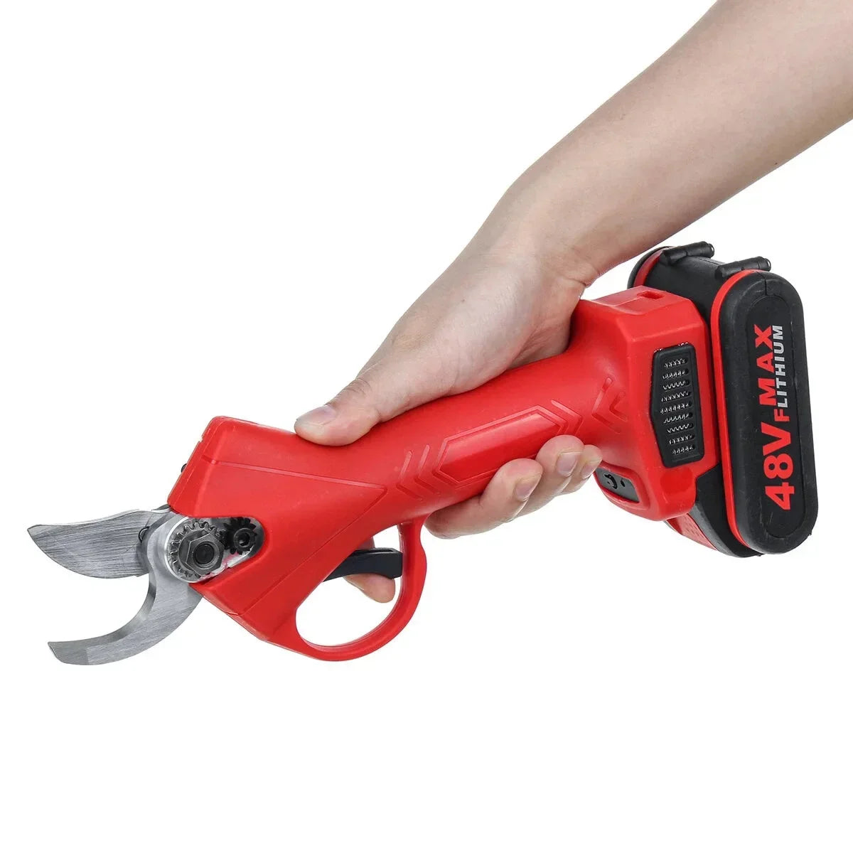 Trusă Foarfeca Electrică cu 2 Acumulatori 48v, pentru Grădină, Baterie 5000mAh Glorio