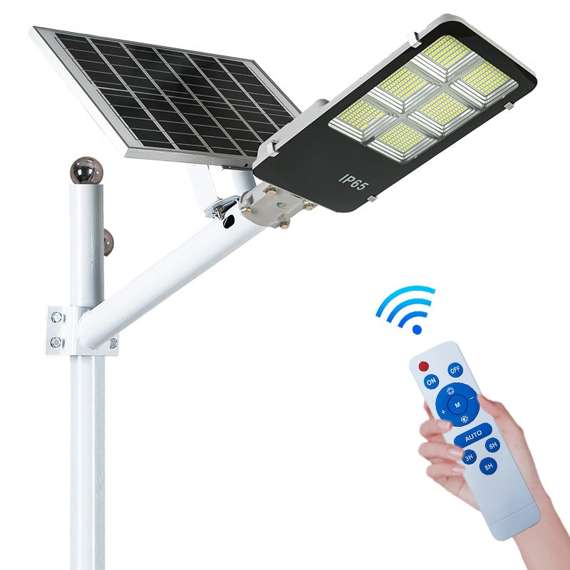 Lampă Stradală Solară Jortan TB-400W, 2000LM, 396 LED 5730, Telecomandă + Fotocelulă, IP66 Glorio