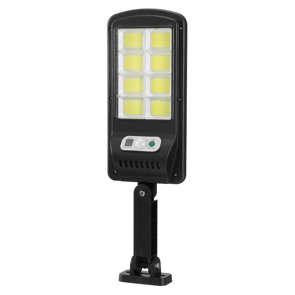 Set 4 Lampi LED Solare 150W COB 160 LED-uri cu Senzor de Mișcare, Autonomie 12-14 ore, IP65 Glorio
