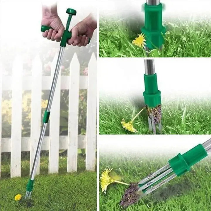 Extractor Ergonomic de Buruieni cu Mâner Telescopic – Dispozitiv Manual pentru Smuls Rădăcini, Fără Aplecare Glorio
