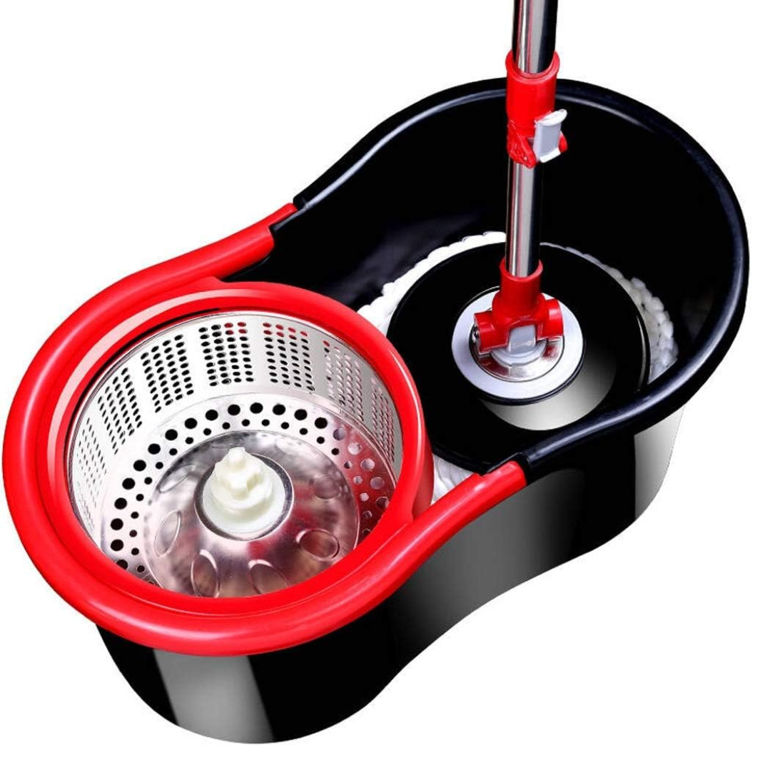 Set mop rotativ cu găleată și detergent pentru pardoseli cadou – Miros Alpin Glorio