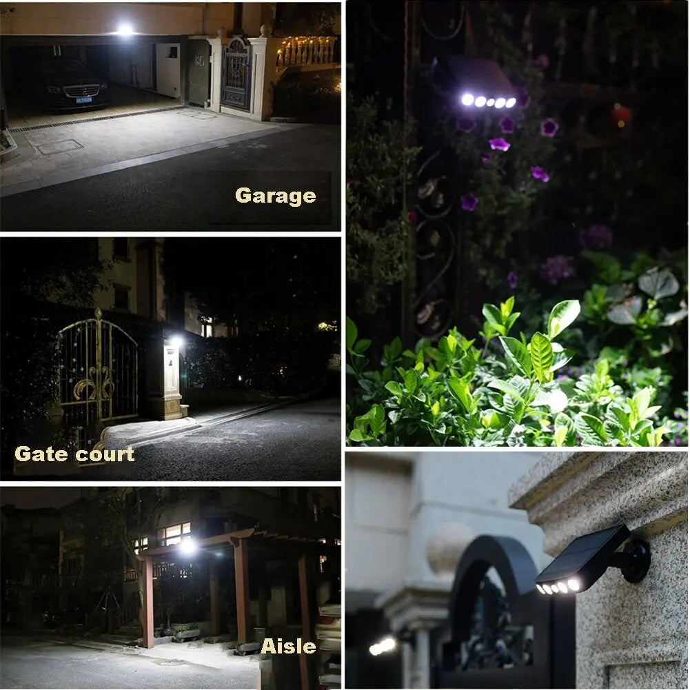 Set 2 Lampi Solare Ultra-Puternice – Securitate si Lumina la 180° Glorio.ro