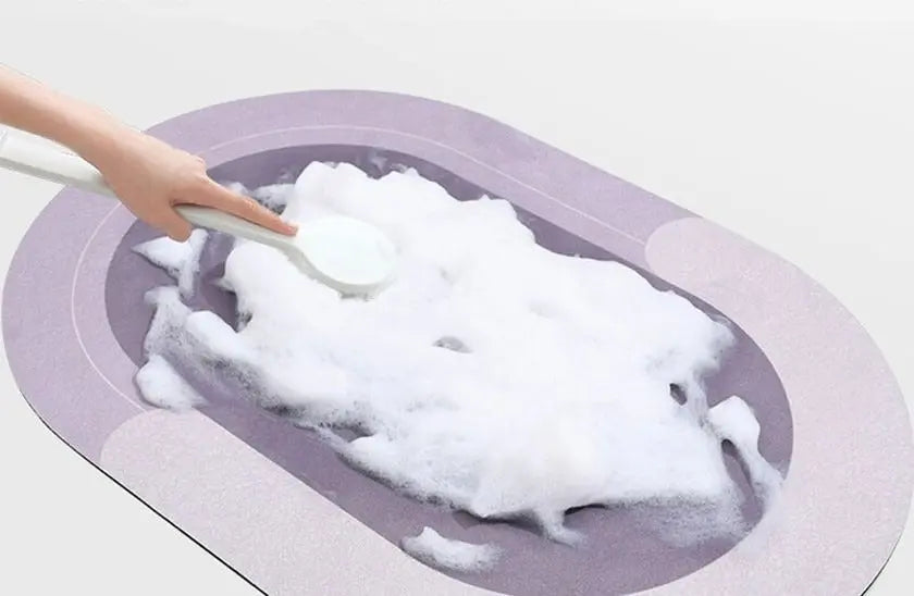 1 + 1 GRATIS - Covoraș de baie super absorbant, Covor anti-aderare, uscare rapida Glorio