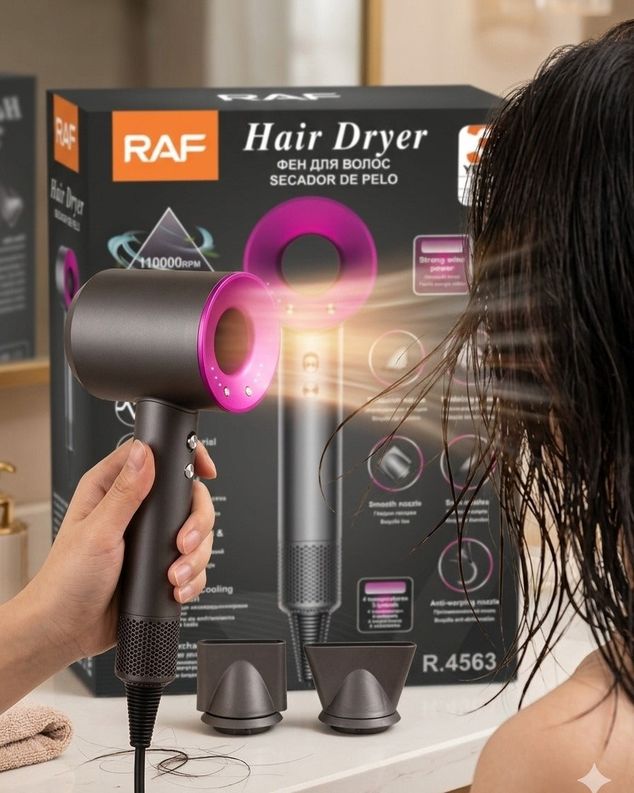 Uscător de Păr Profesional RAF R.4563 – Putere și Eleganță Premium Glorio