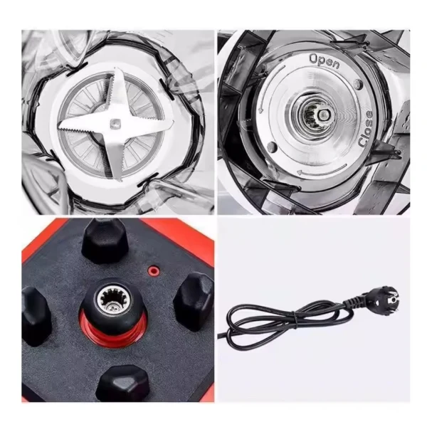 Blender Profesional 8000W – Putere Extremă, Viteză Reglabilă, Vas de Mare Capacitate Glorio