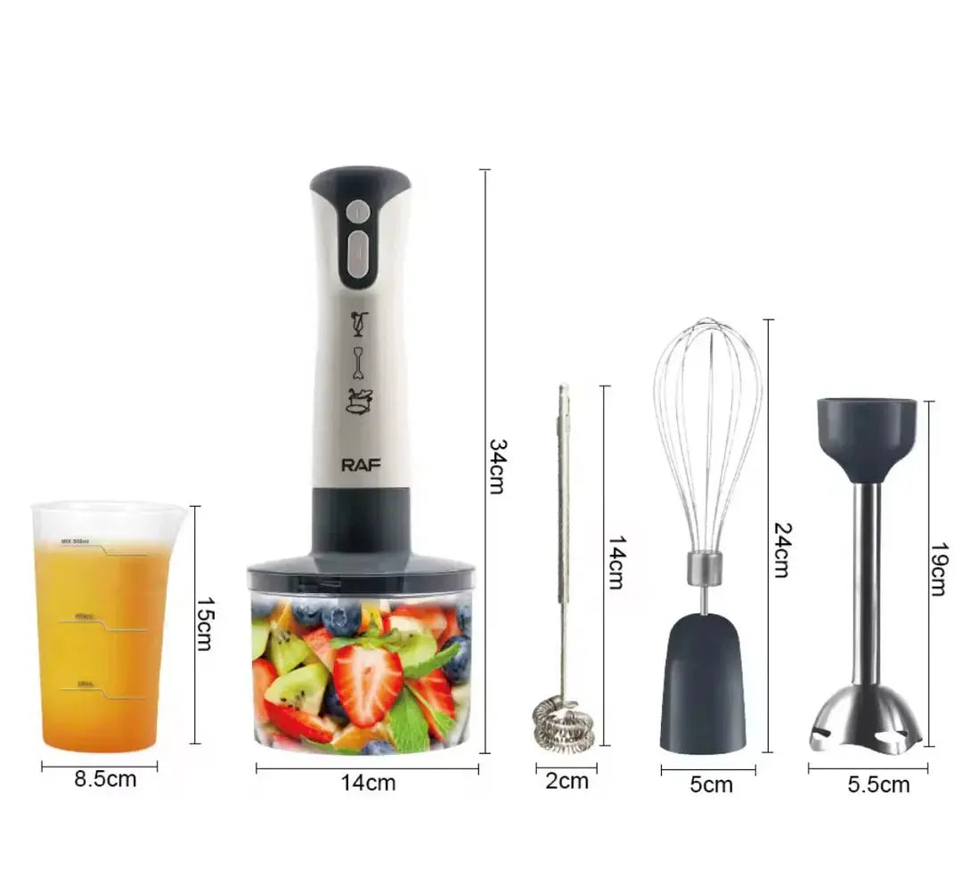 Blender Vertical RAF R.340W – Putere și Versatilitate 5 în 1 Glorio