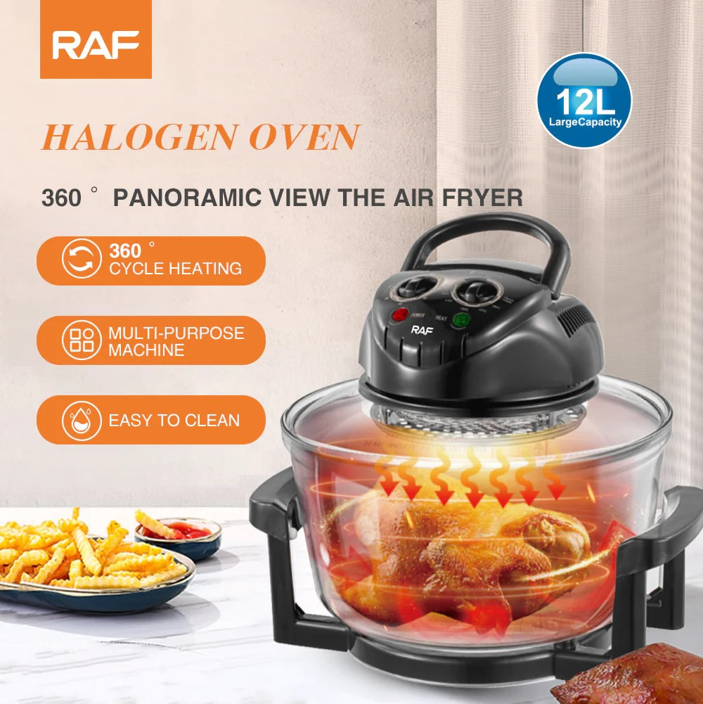 Air Fryer Multifuncțional RAF R.5402,Friteuza cu aer cald , 12Litri , 3500w Glorio