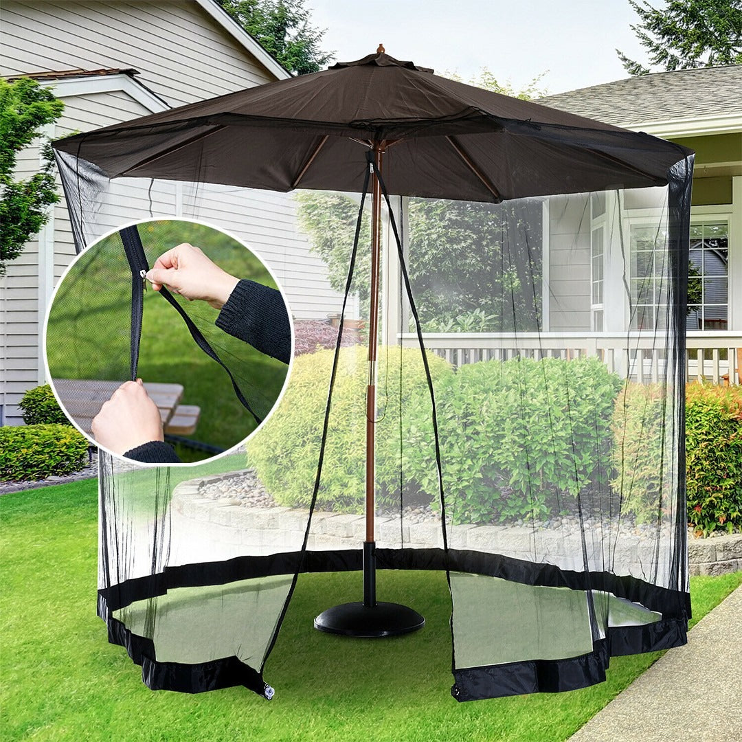 Plasă Anti-Țânțari pentru Umbrelă de Grădină – Protecție Completă împotriva Insectelor Glorio